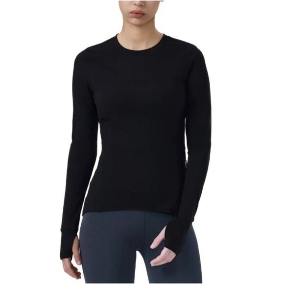 Spyder Ladies' Long Sleeve Active Top Black Size Small Nylon Spandex NWT - Picture 13 of 15
